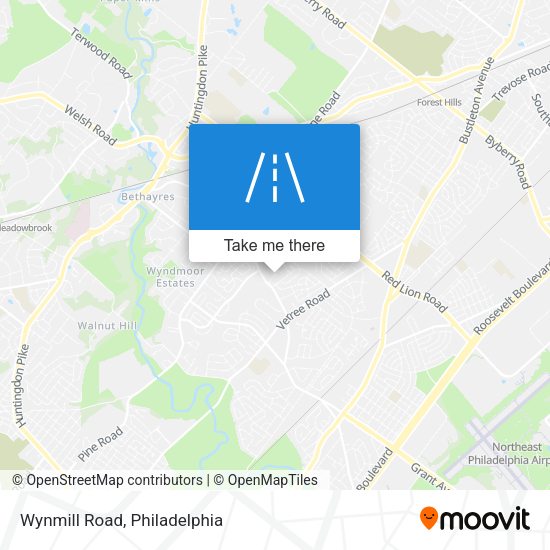 Mapa de Wynmill Road