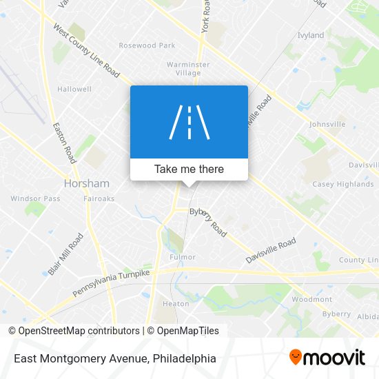 East Montgomery Avenue map