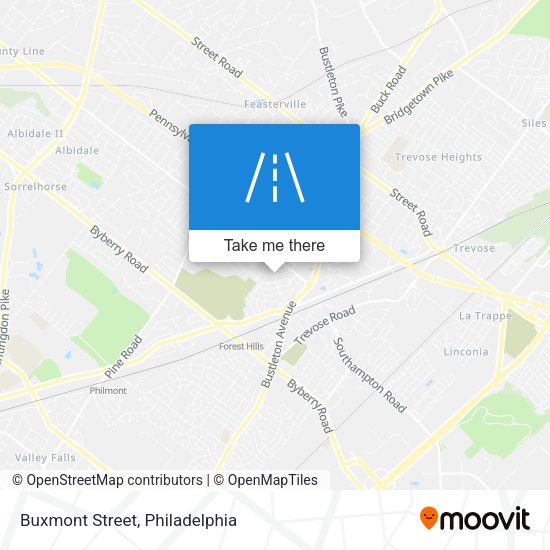 Buxmont Street map