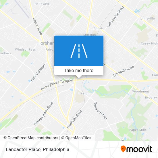 Lancaster Place map
