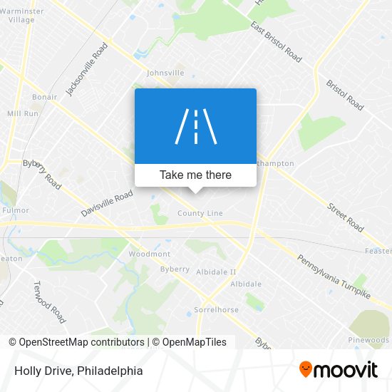 Mapa de Holly Drive