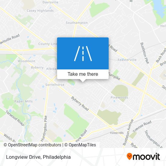 Longview Drive map