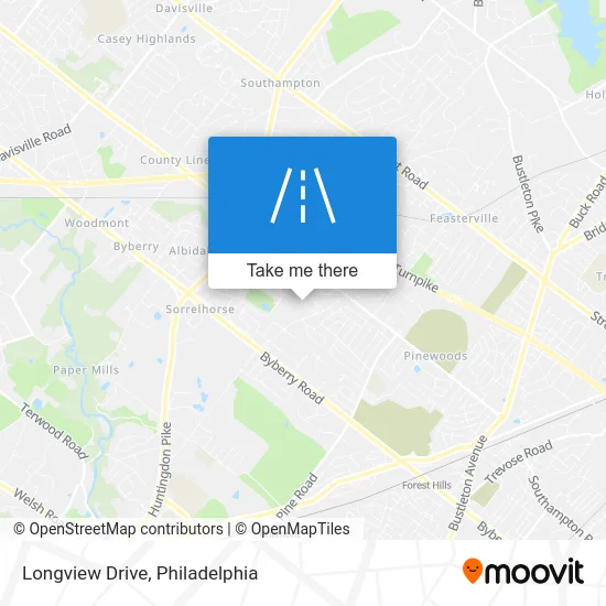 Longview Drive map