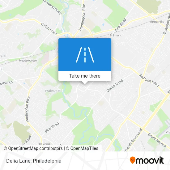 Delia Lane map