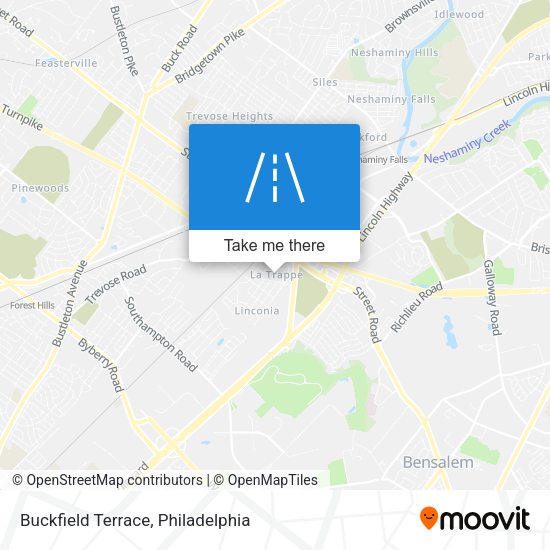 Mapa de Buckfield Terrace