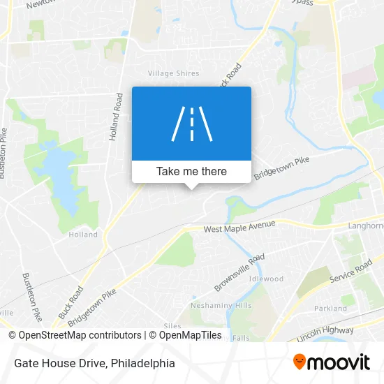 Gate House Drive map
