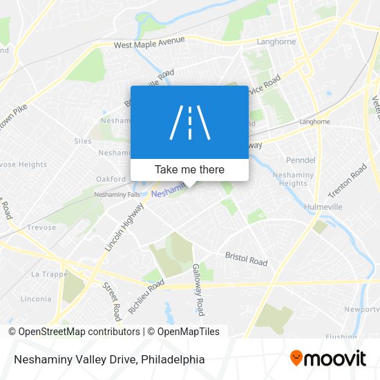 Neshaminy Valley Drive map
