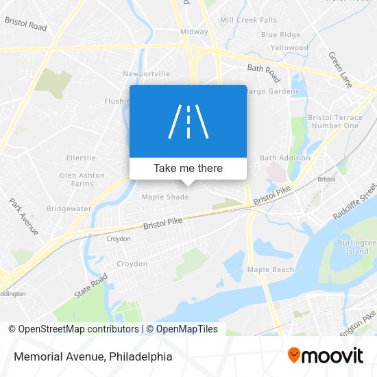 Memorial Avenue map