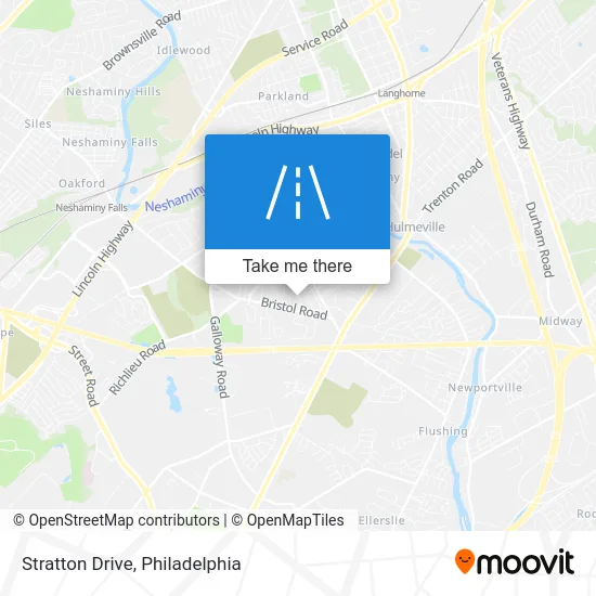 Stratton Drive map