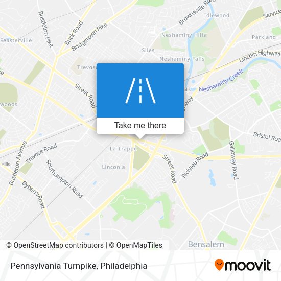 Pennsylvania Turnpike map