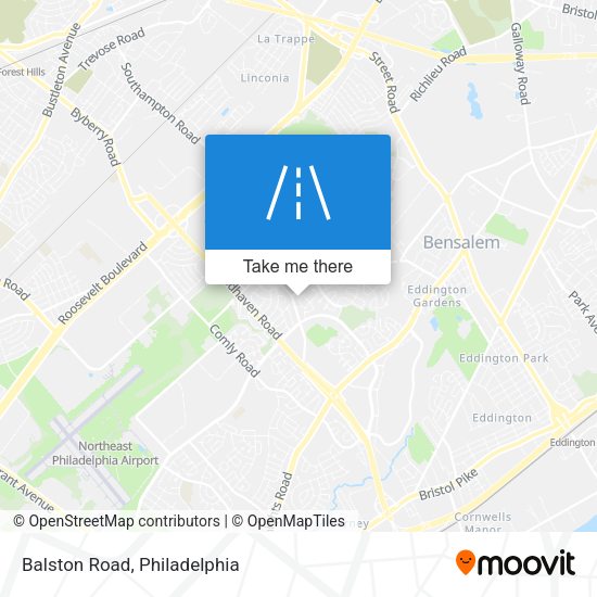 Mapa de Balston Road