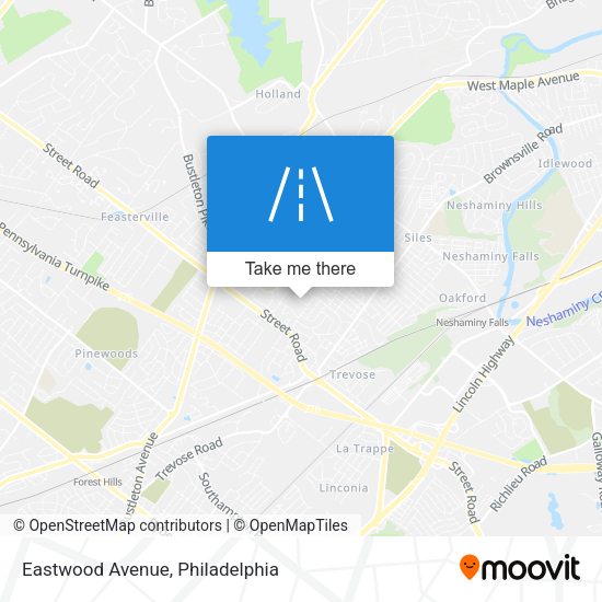 Eastwood Avenue map