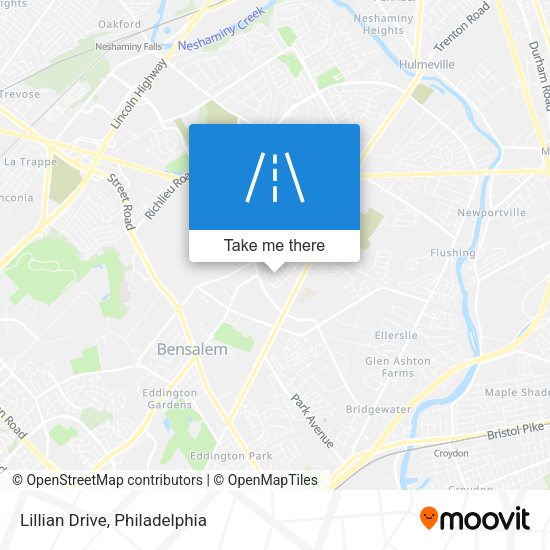 Mapa de Lillian Drive