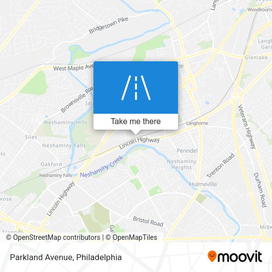 Mapa de Parkland Avenue