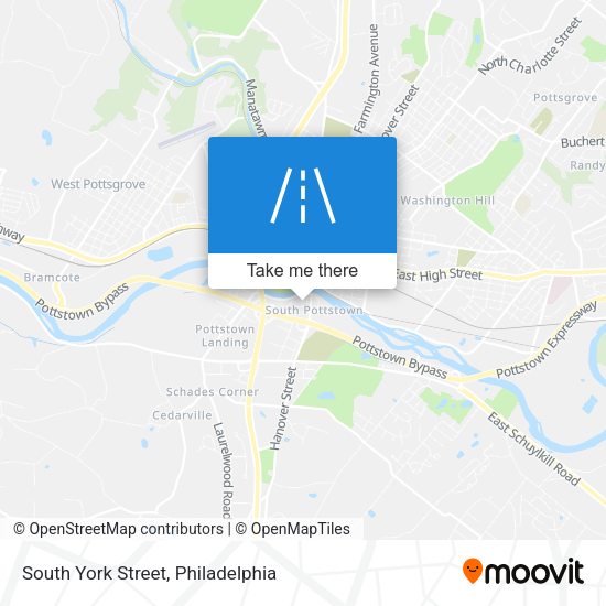 Mapa de South York Street