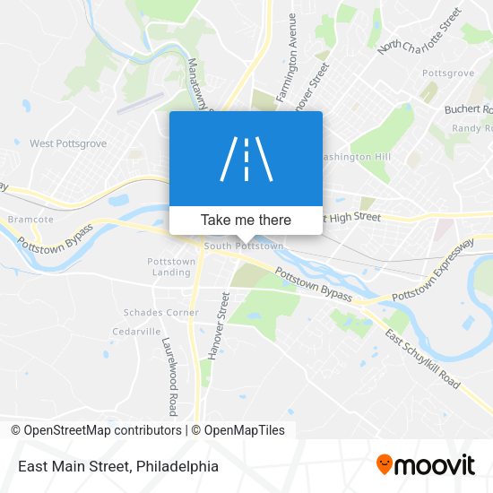 Mapa de East Main Street