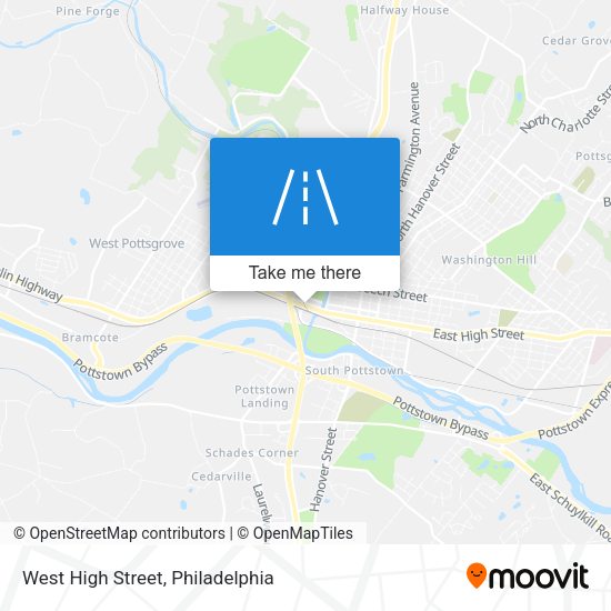 Mapa de West High Street