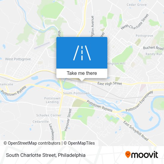 Mapa de South Charlotte Street
