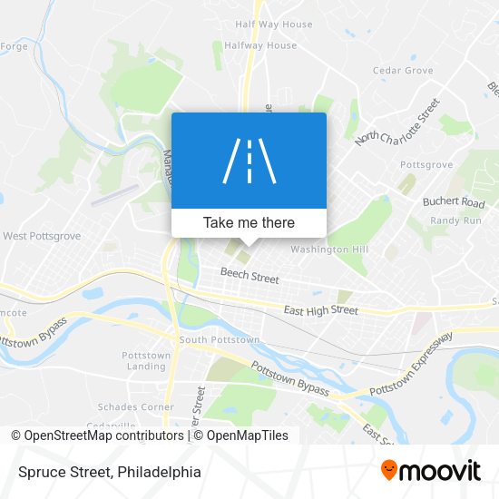 Mapa de Spruce Street