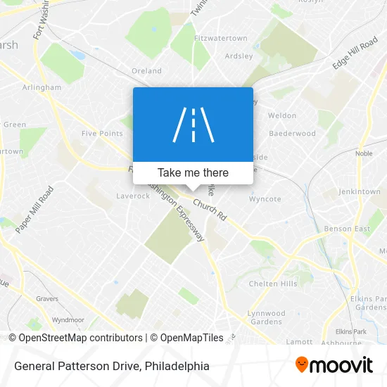 General Patterson Drive map