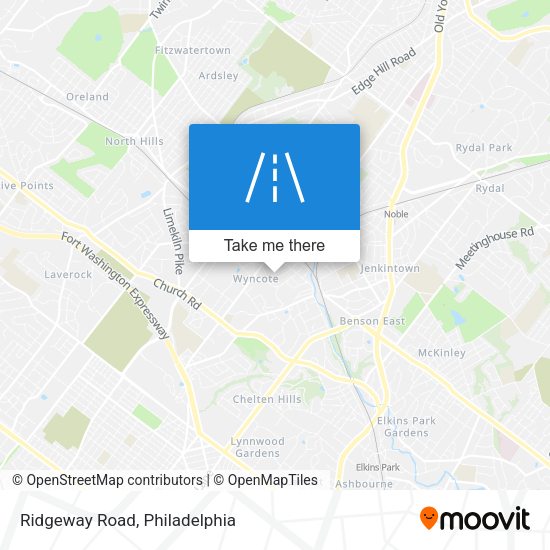 Mapa de Ridgeway Road