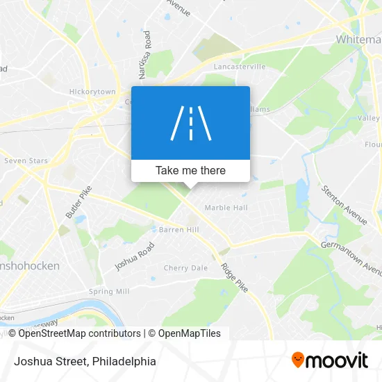 Joshua Street map