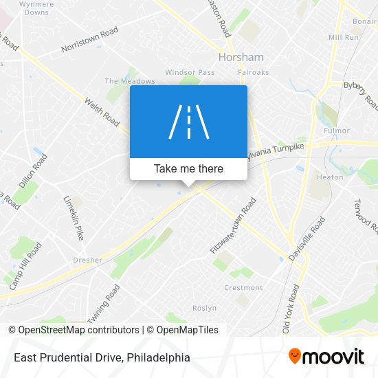 Mapa de East Prudential Drive