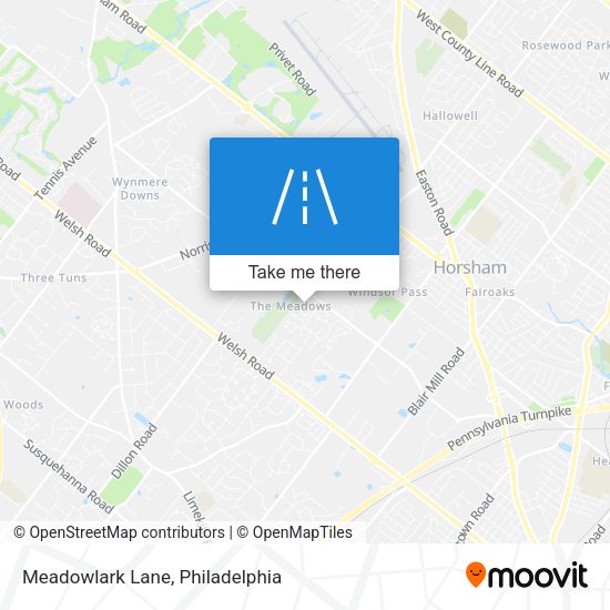 Meadowlark Lane map