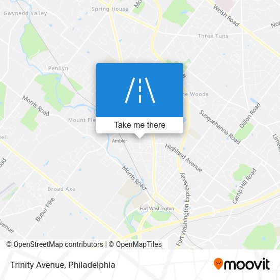 Trinity Avenue map