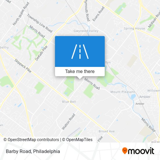 Mapa de Barby Road