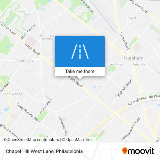 Chapel Hill West Lane map
