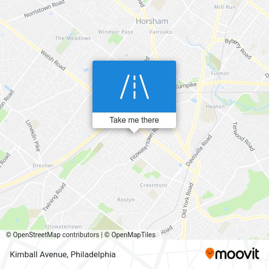 Mapa de Kimball Avenue