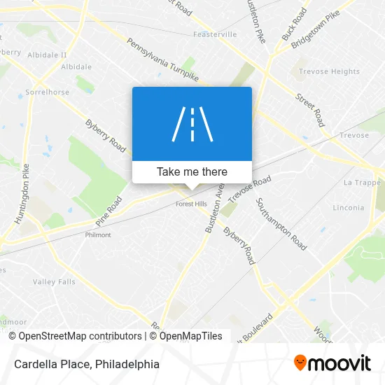 Cardella Place map