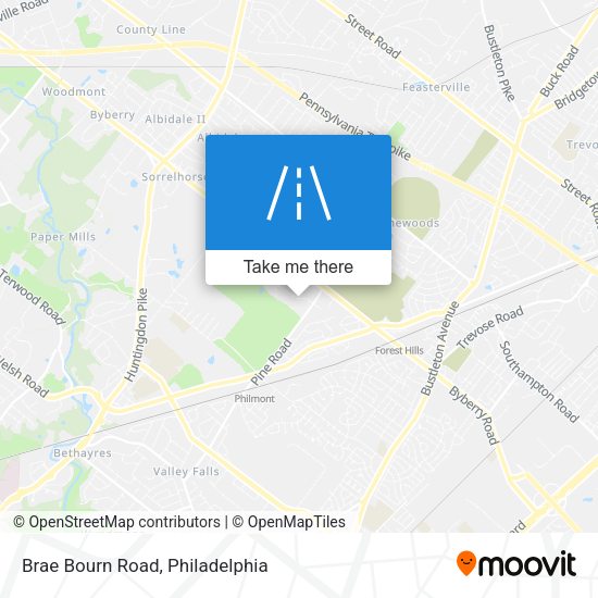 Brae Bourn Road map