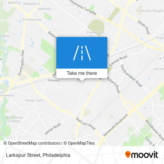 Mapa de Larkspur Street
