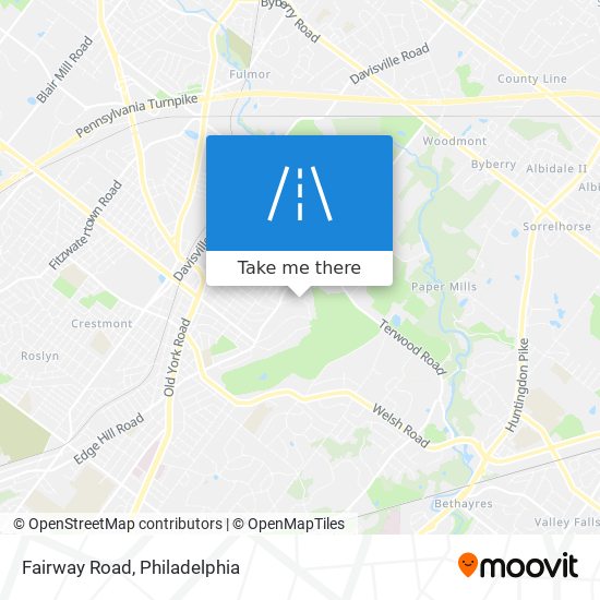 Fairway Road map