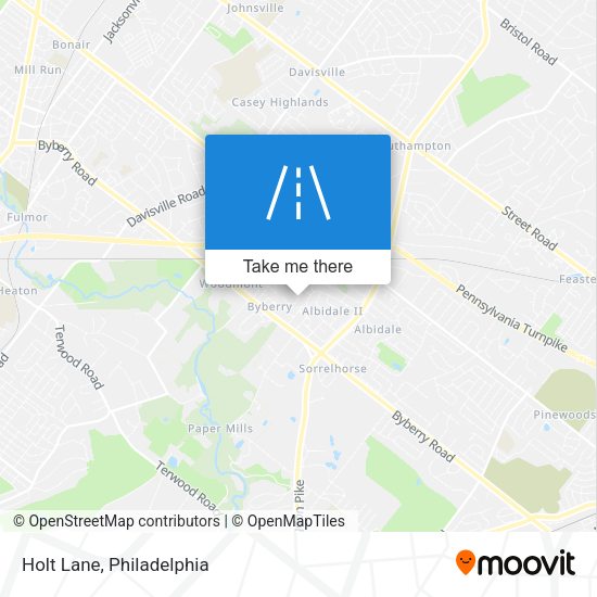 Mapa de Holt Lane