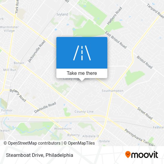 Steamboat Drive map