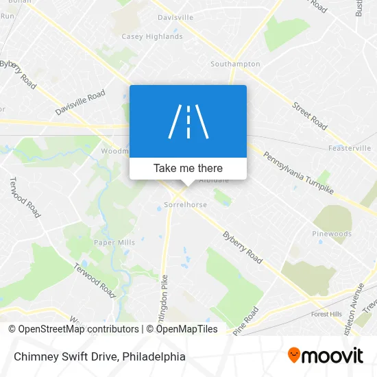 Chimney Swift Drive map