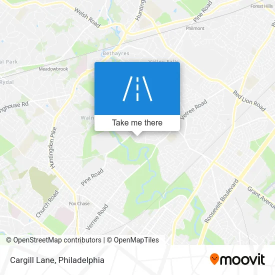 Cargill Lane map