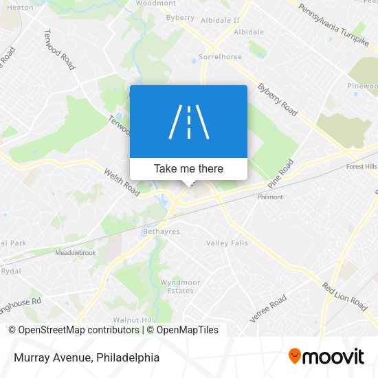 Murray Avenue map
