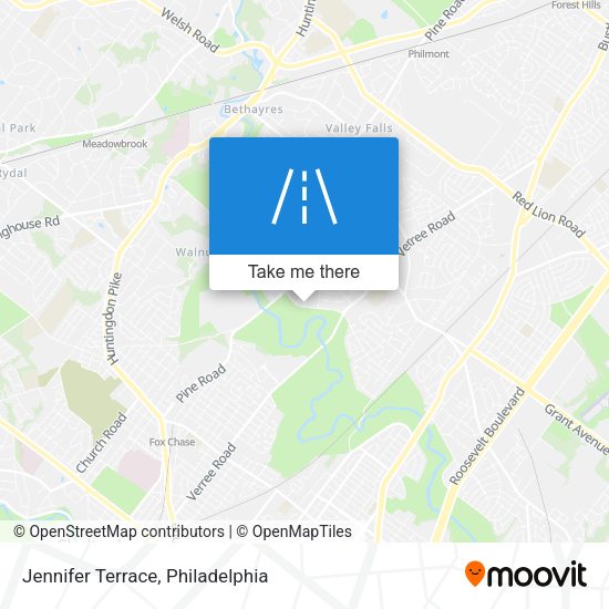Jennifer Terrace map