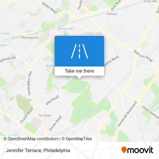 Jennifer Terrace map