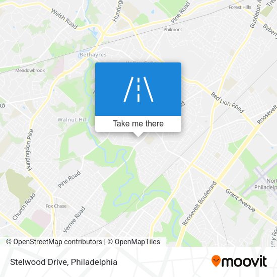 Stelwood Drive map