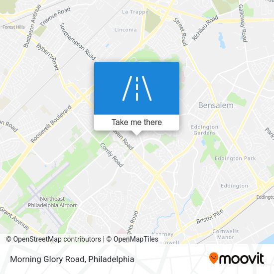 Mapa de Morning Glory Road