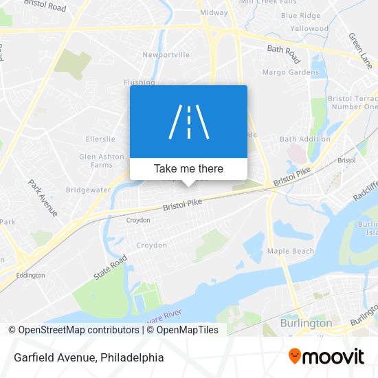Garfield Avenue map
