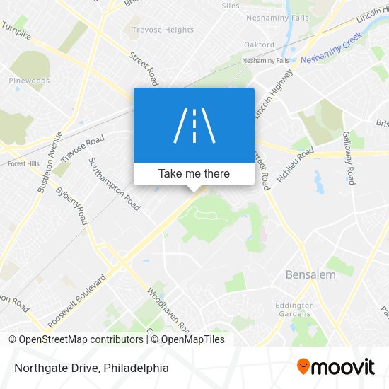 Mapa de Northgate Drive