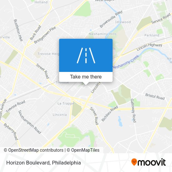 Horizon Boulevard map