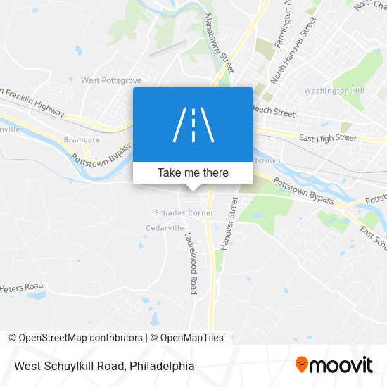 Mapa de West Schuylkill Road