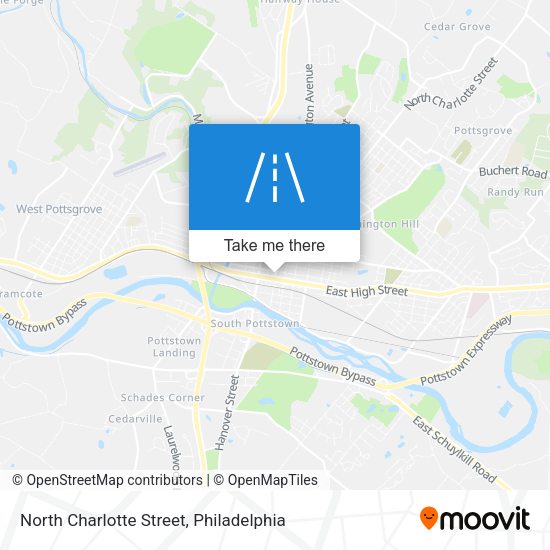 North Charlotte Street map